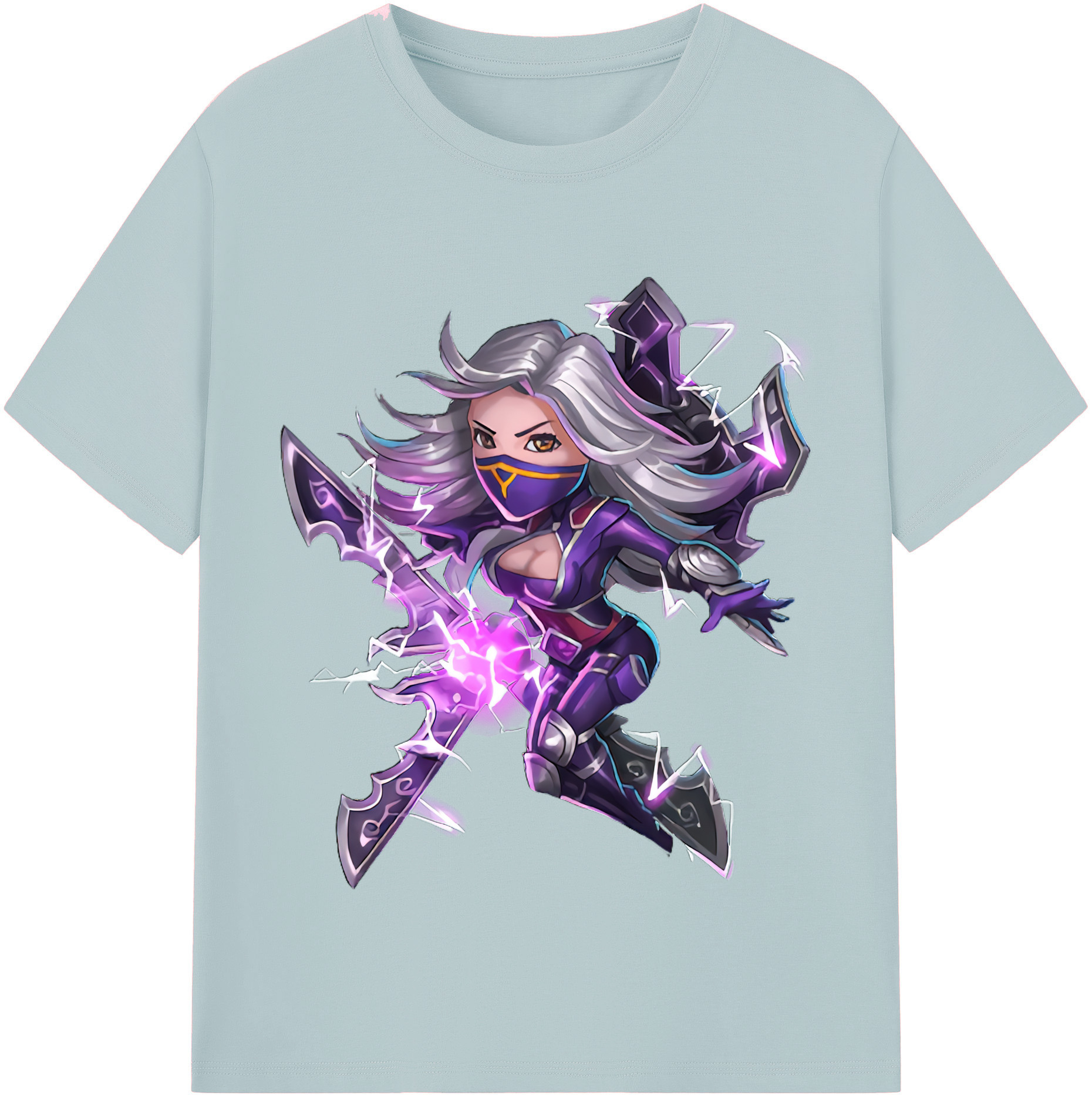 リーグ・オブ・レジェンド League of Legends LOL 綿100％半袖Tシャツ（フロントプリント）